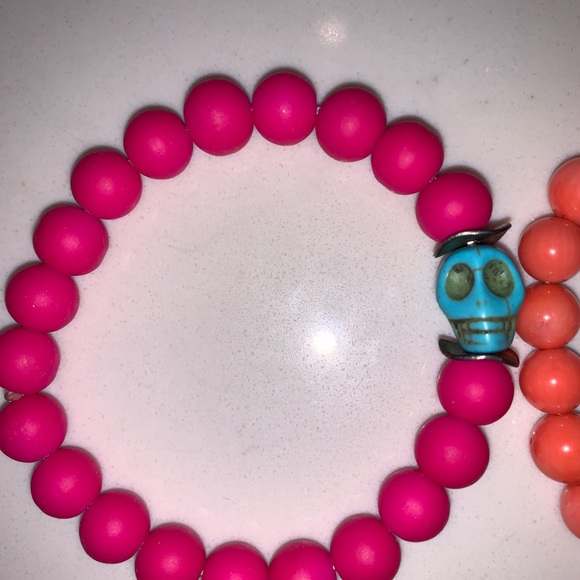 Fun skull bracelet set - Picture 5 of 7